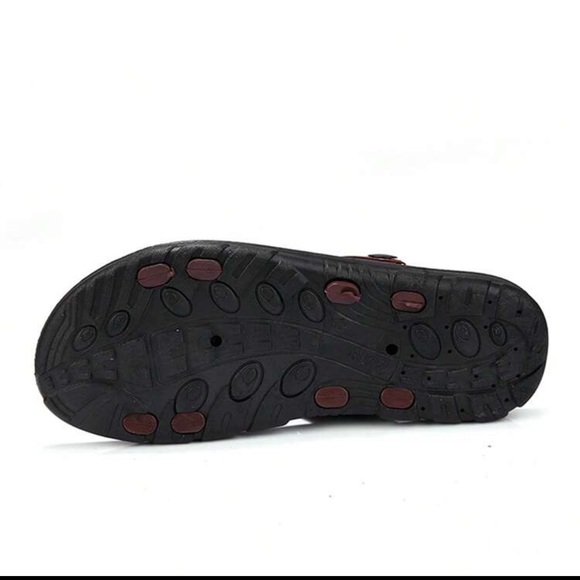 Black Men leather sandal - Picture 4 of 4